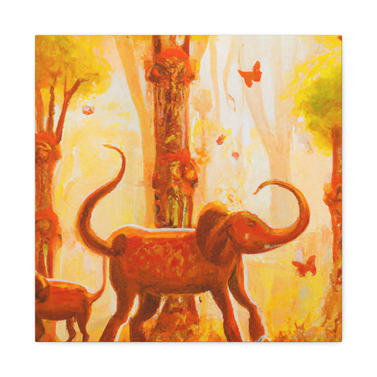 Elephant in Magnificence - Canvas