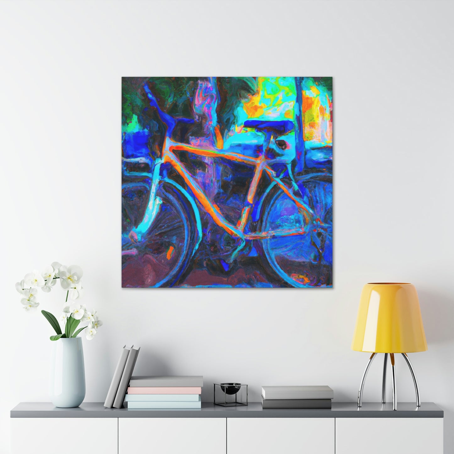 Ride The Bicycle Joy - Canvas