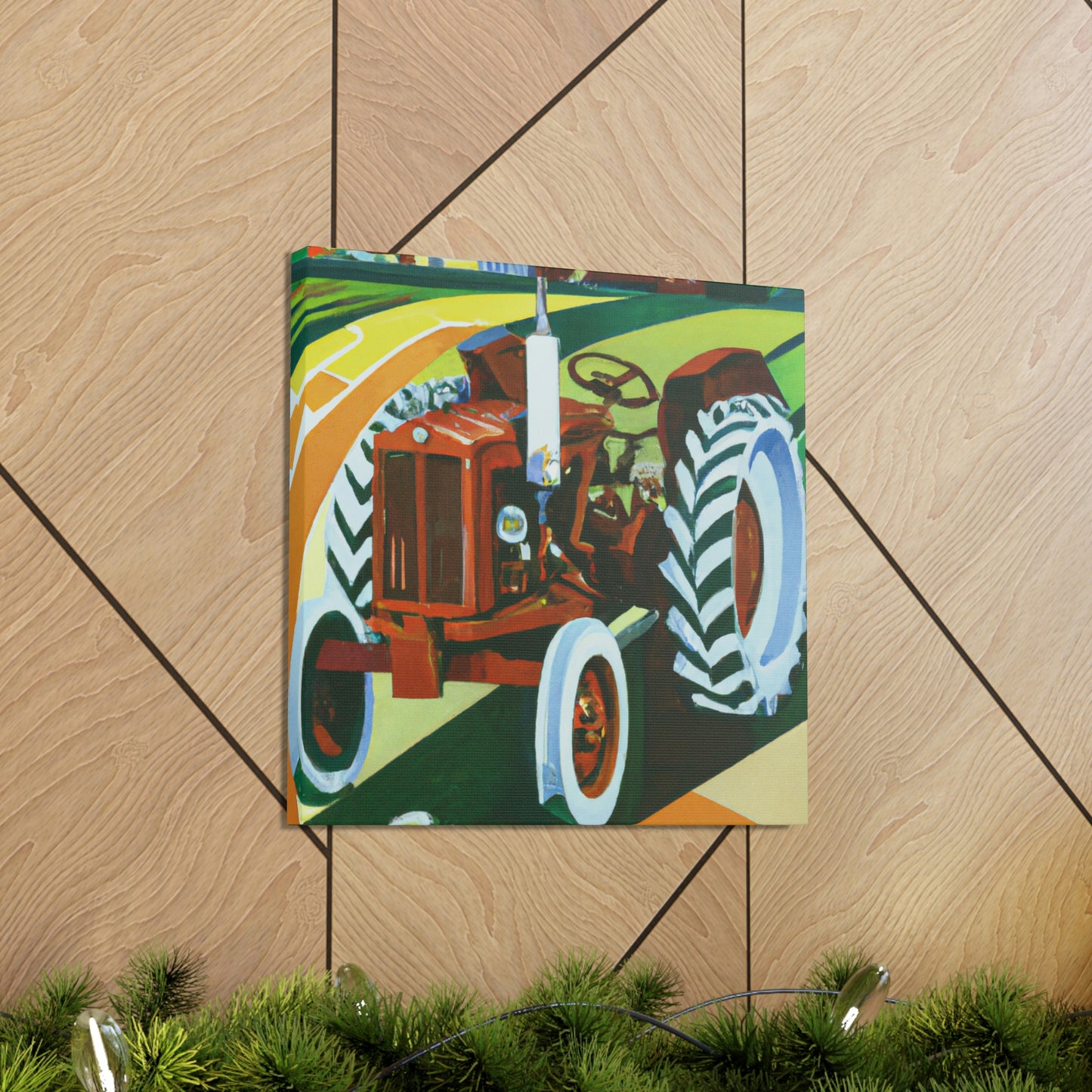 "Tractor of the Fields" - Canvas