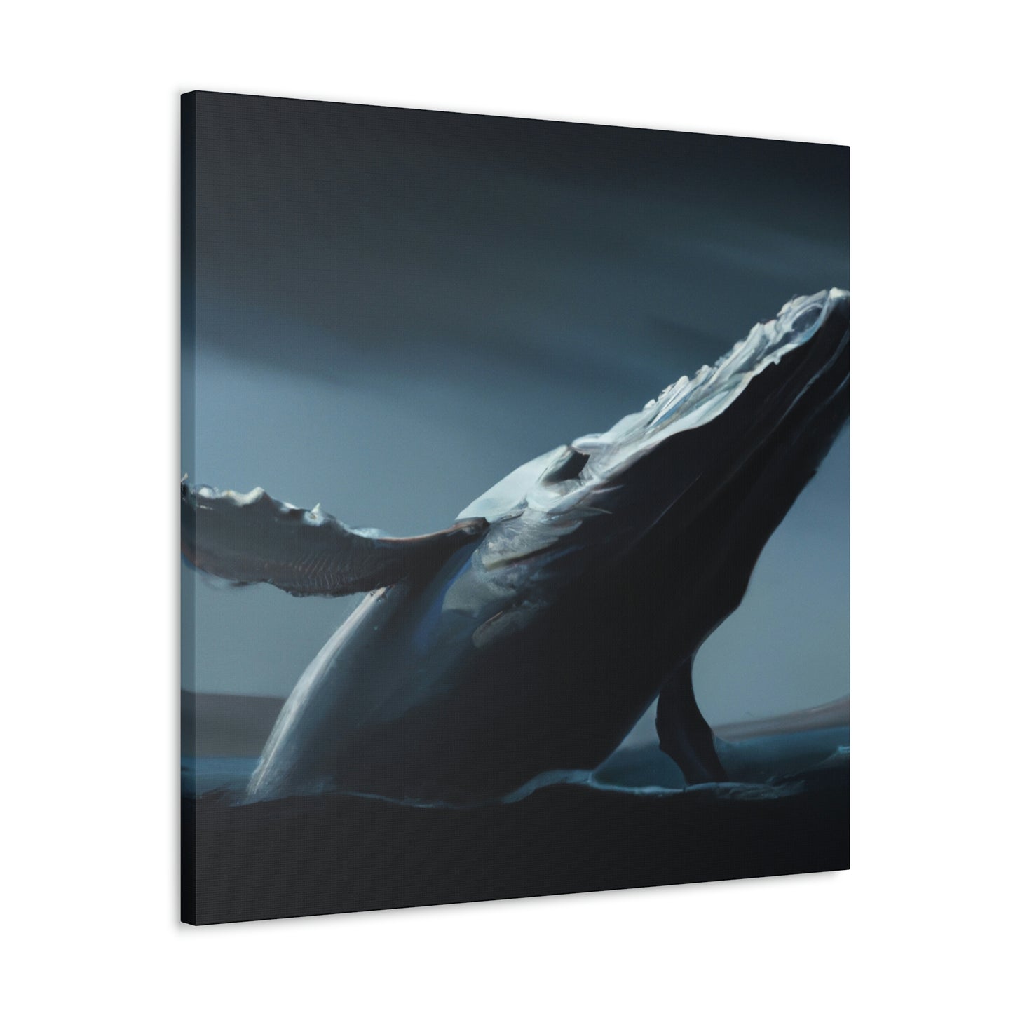 Humpback Whale in Neoclassicism - Canvas