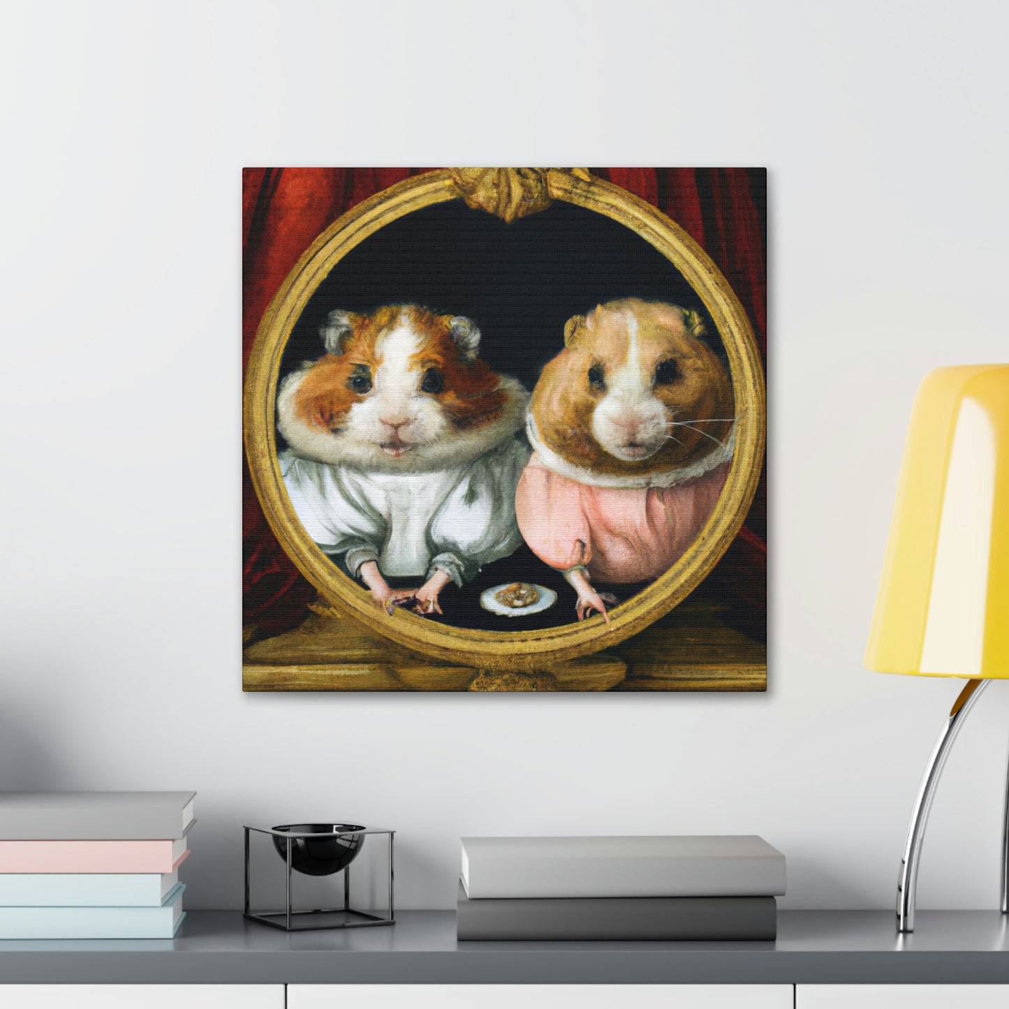 Hamsters in Splendor - Canvas