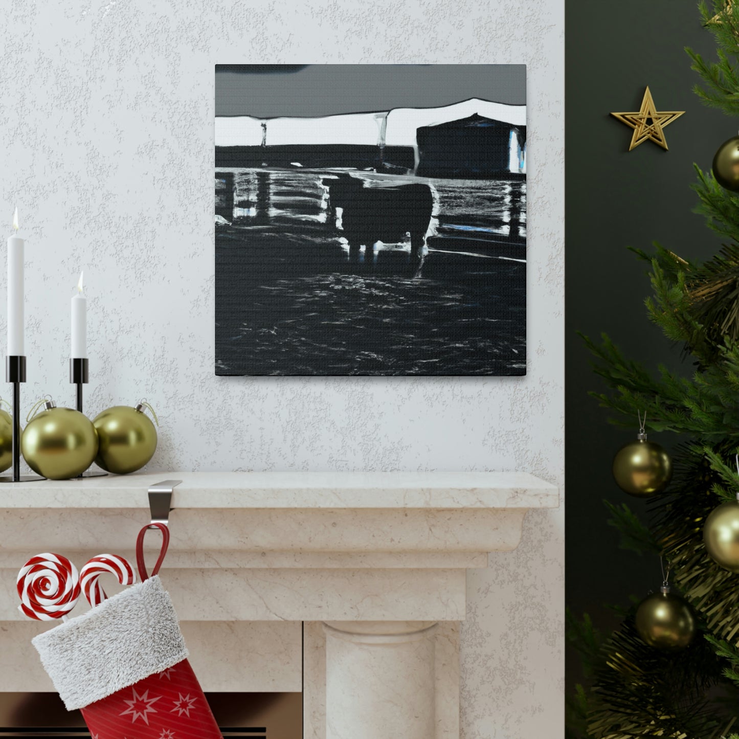 Black Angus Majesty - Canvas