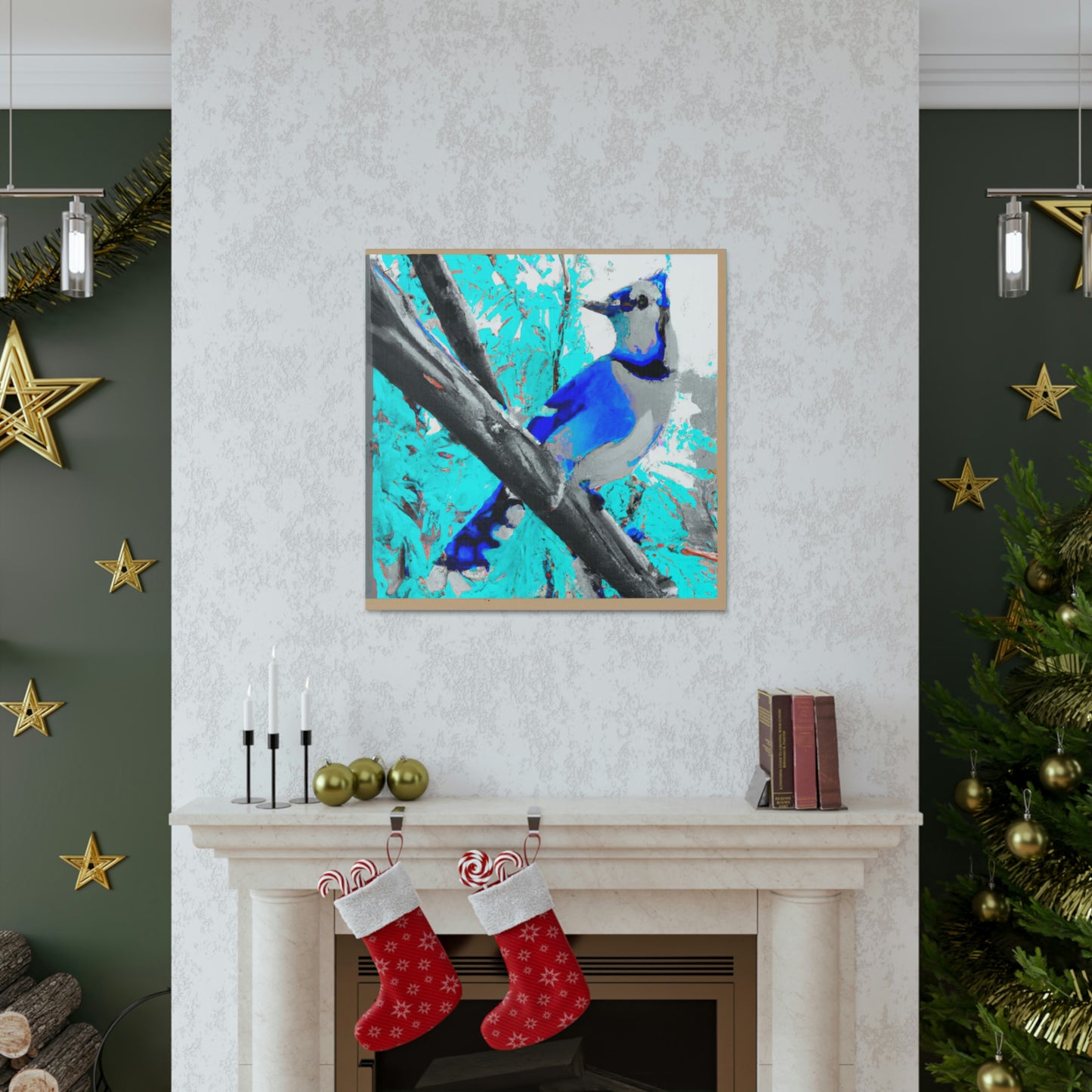 "A Blue Jay's Flight" - Canvas