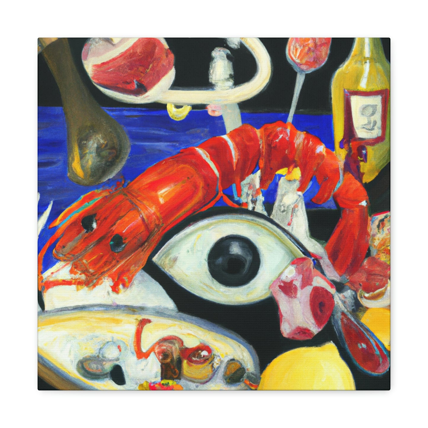 Seafood Dreamscape. - Canvas