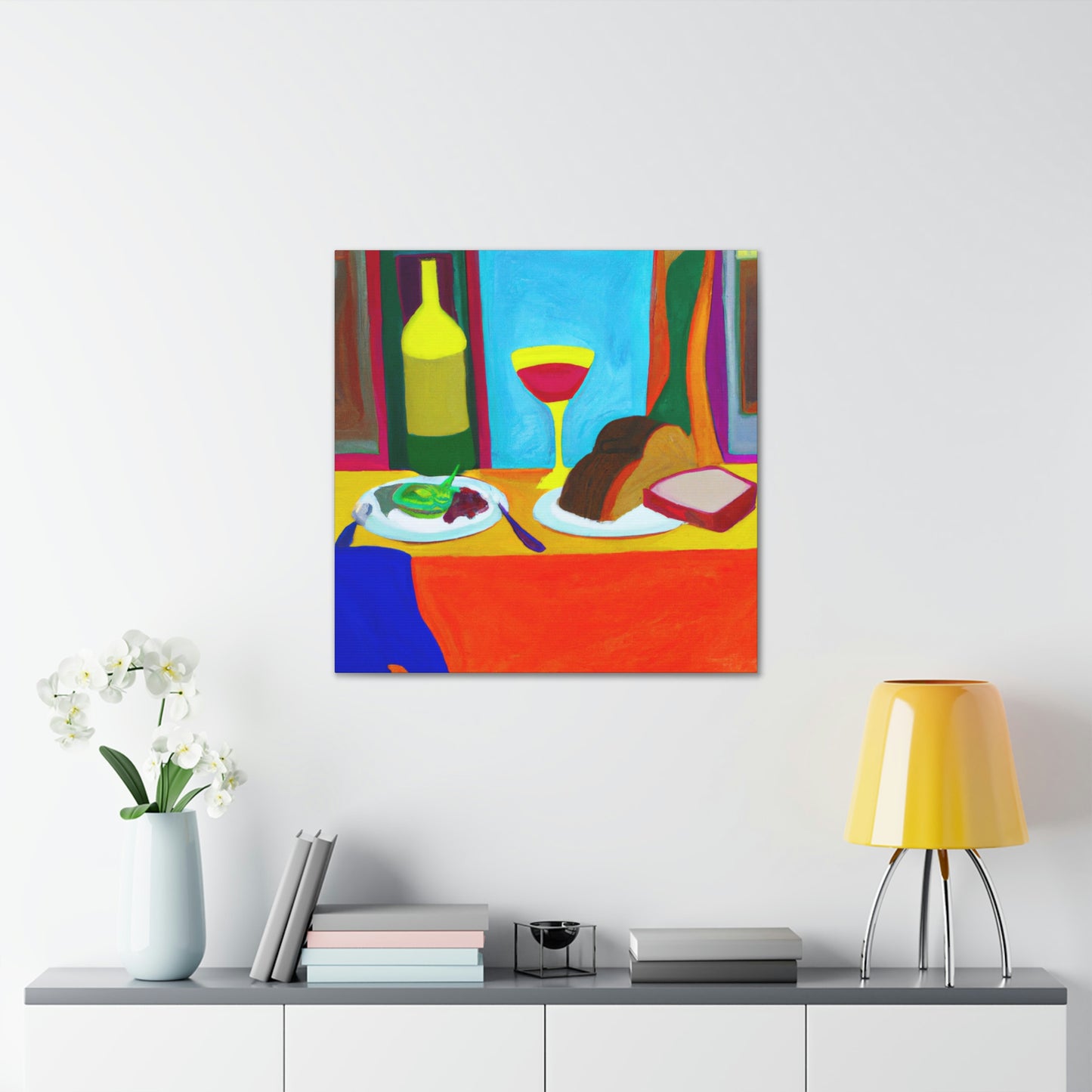 Breaking Bread Together - Canvas