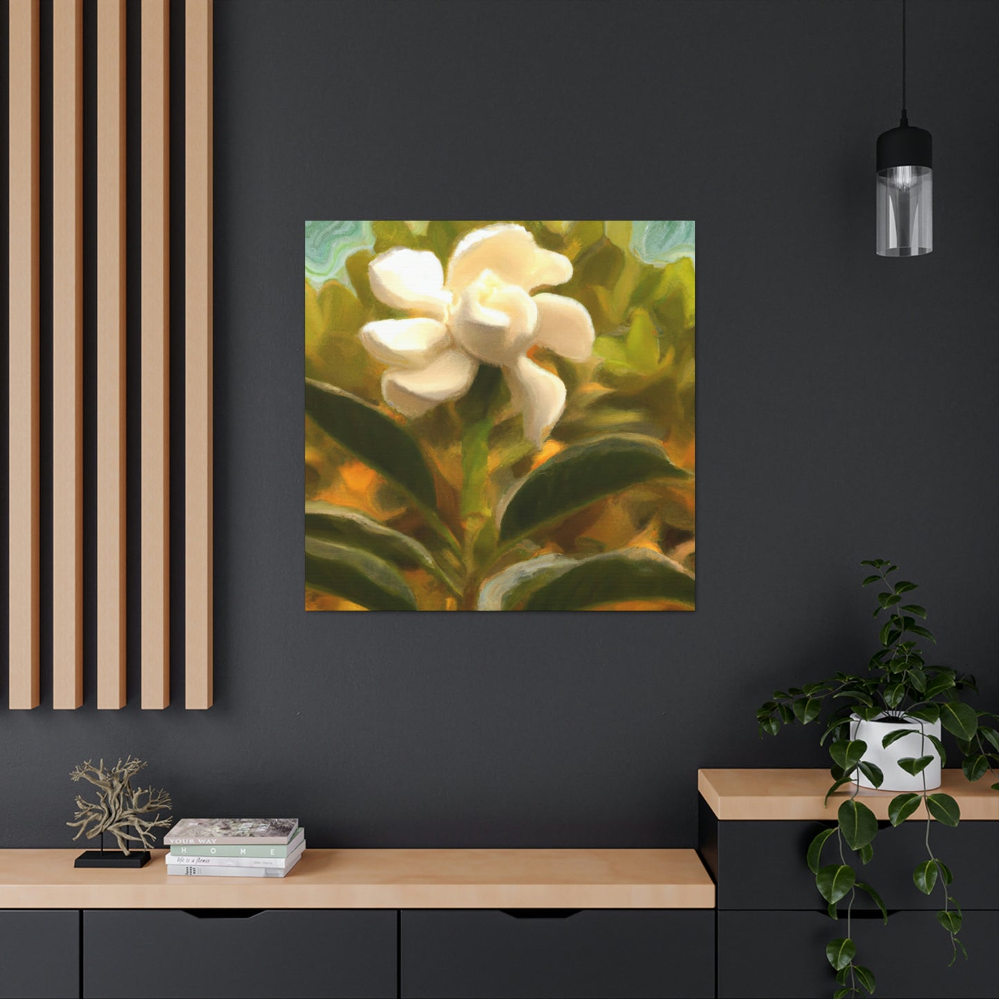 Gardenia's Fragrance Bliss - Canvas