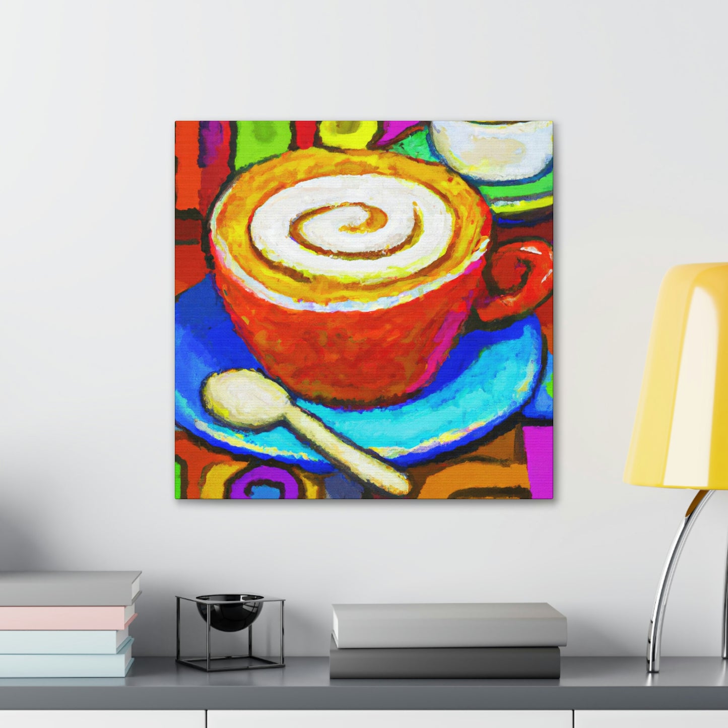 "Cappuchino in Fauvism." - Canvas