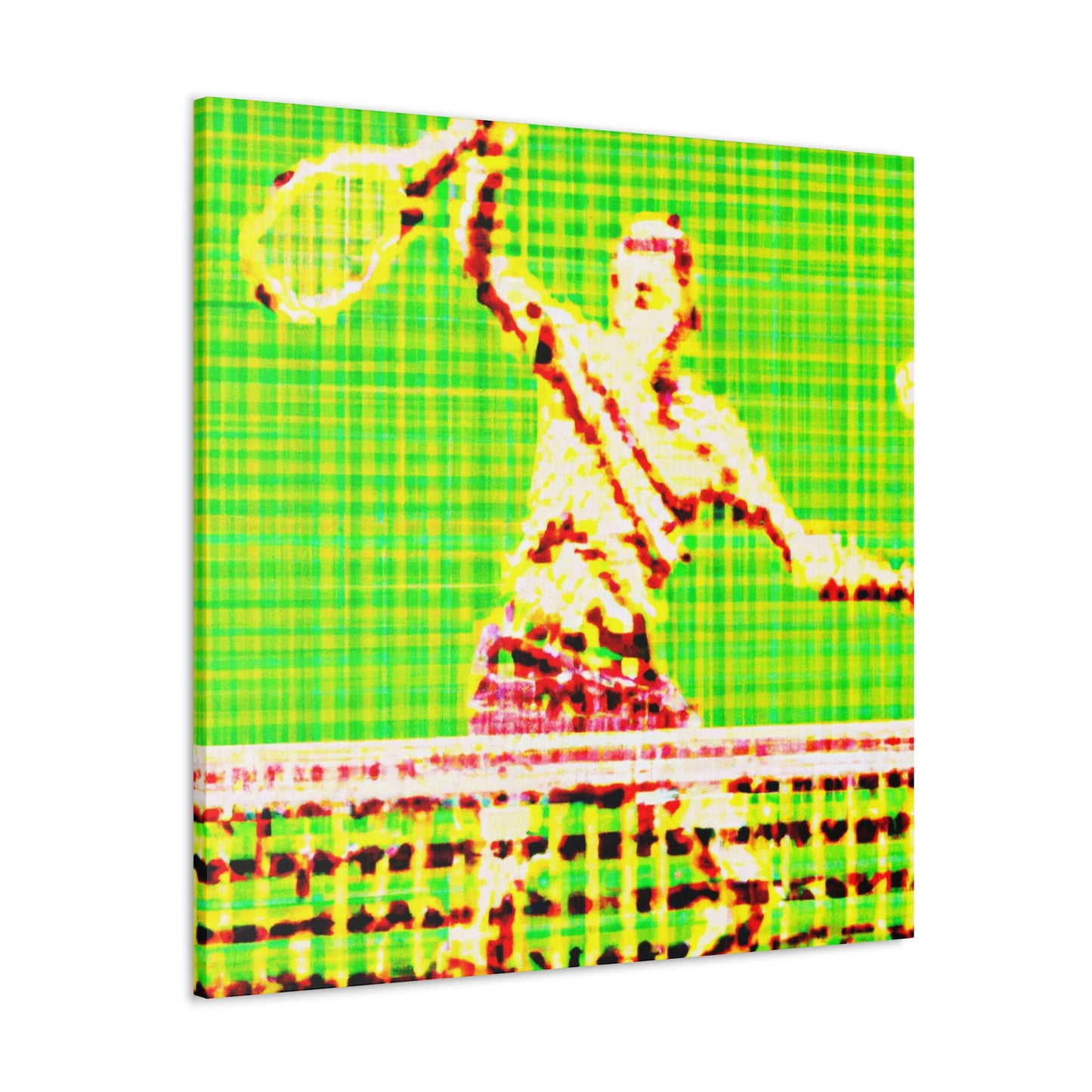 Tennis Pointillist Piece - Canvas