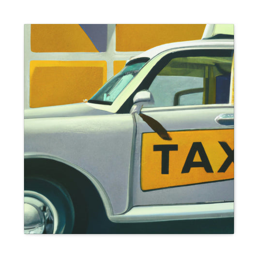 Taxi at Nightfall - Canvas