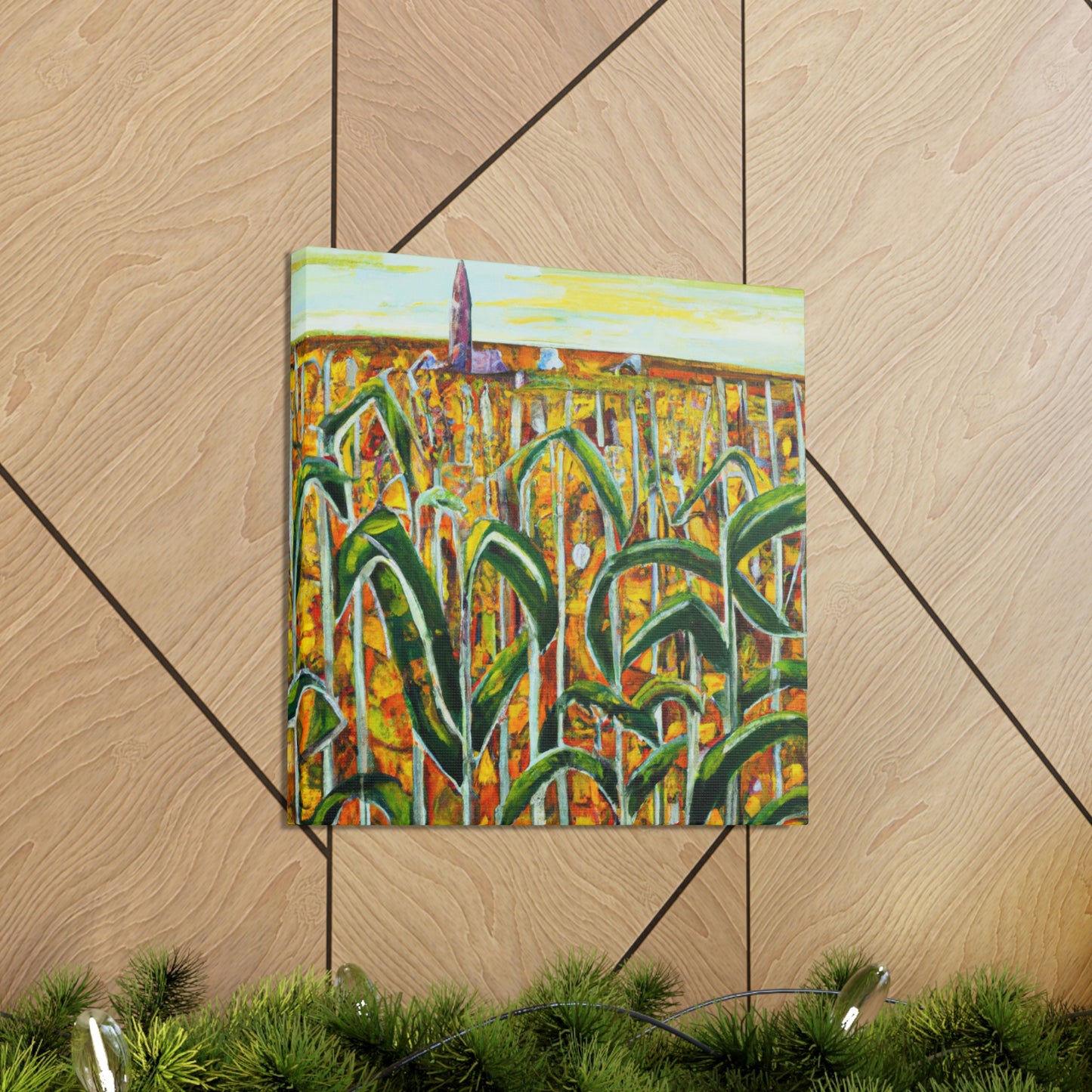 "Corn Field in Surrealism" - Canvas