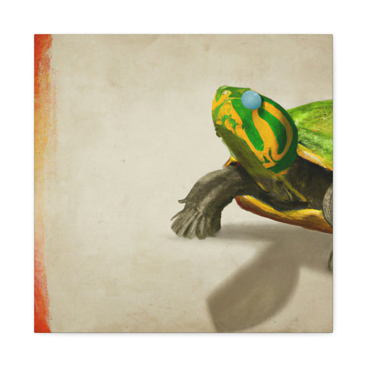 "Turtle in Simplicity" - Canvas