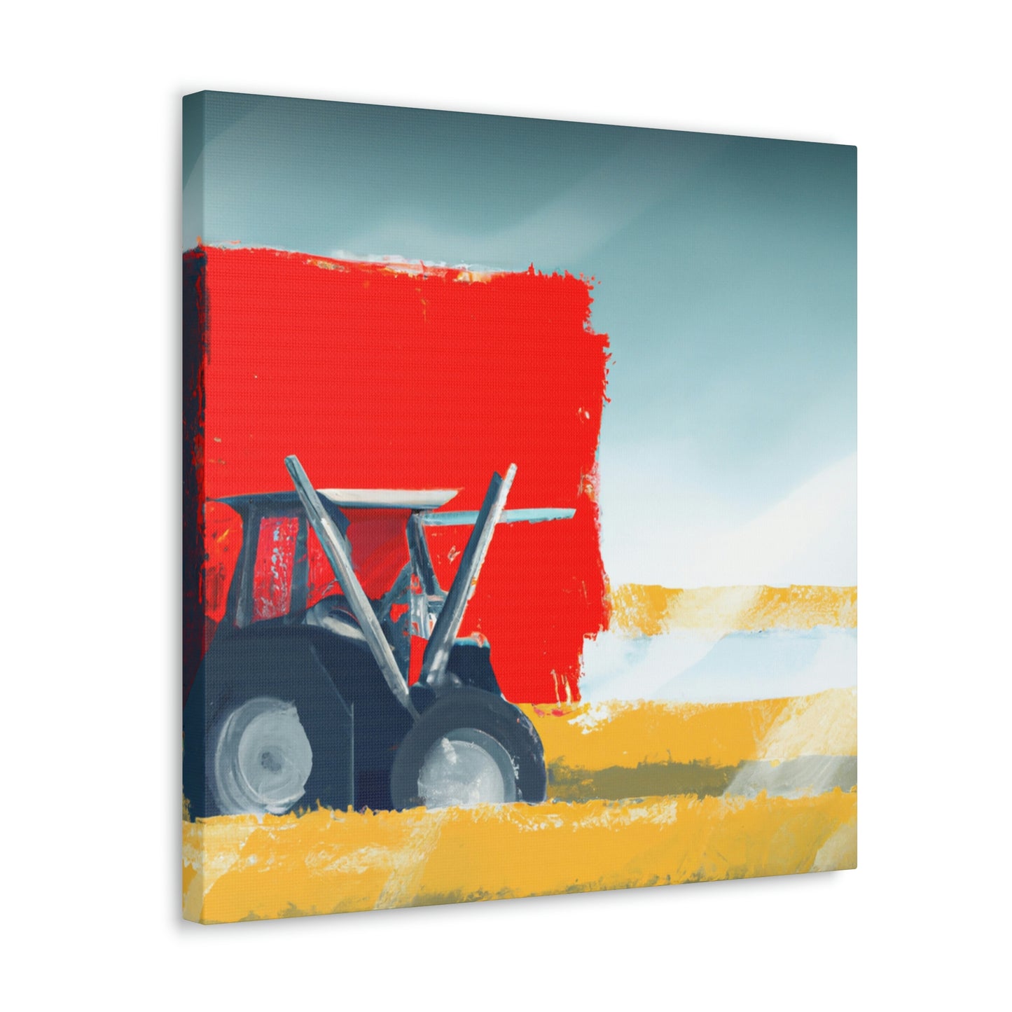 "The Hay Baler's Form" - Canvas