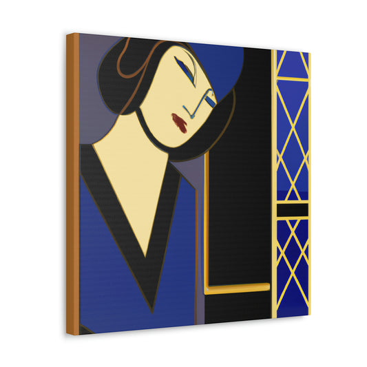 "Roaring Flapper Splendor" - Canvas