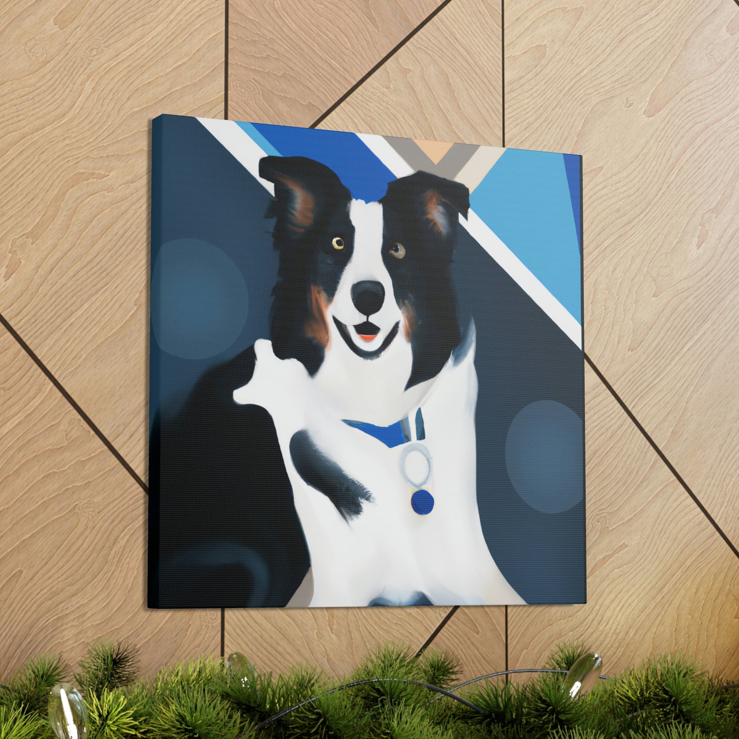 Border Collie Brilliance - Canvas