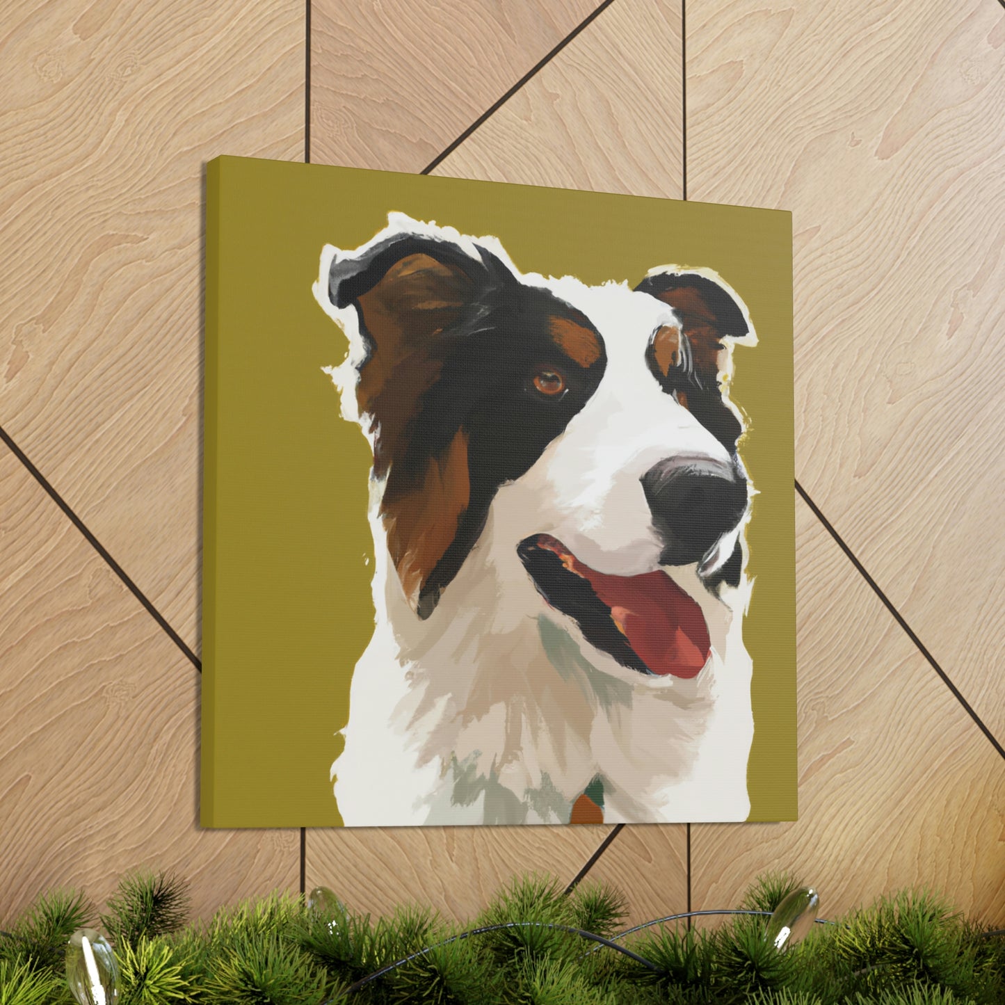 "Border Collie Simplicity" - Canvas