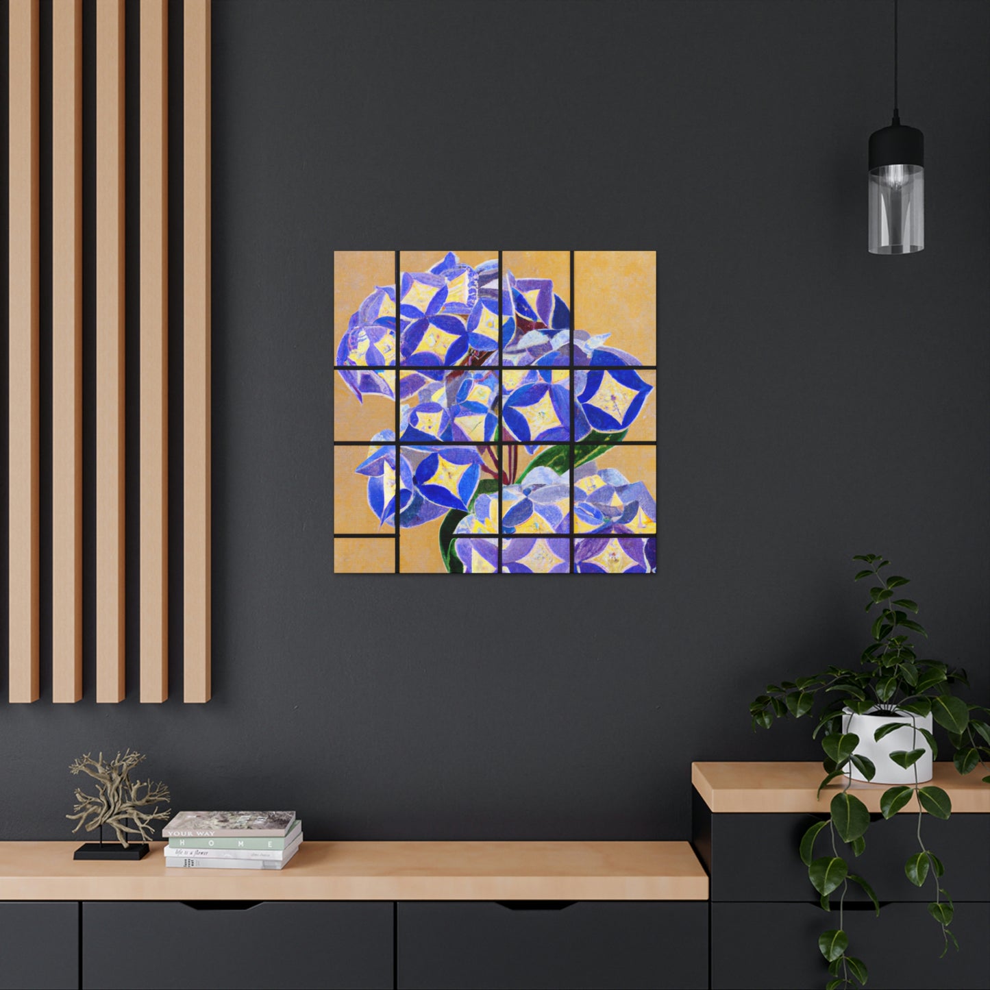 "Hydrangea in Twilight" - Canvas