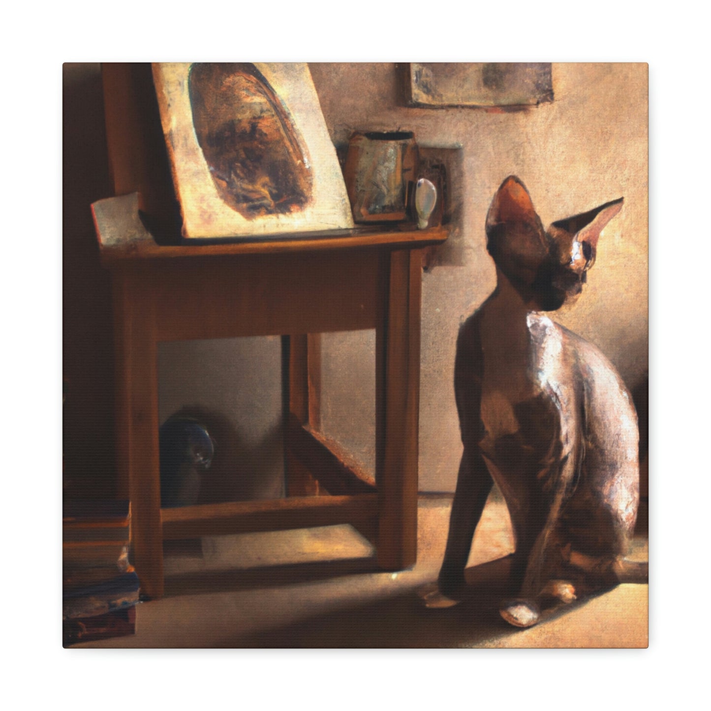 Cat-Shaped Dreamscape - Canvas