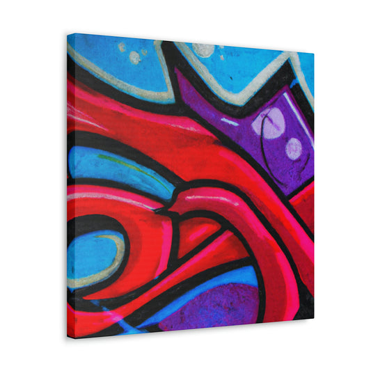 "Urban Canvas Blooming" - Canvas