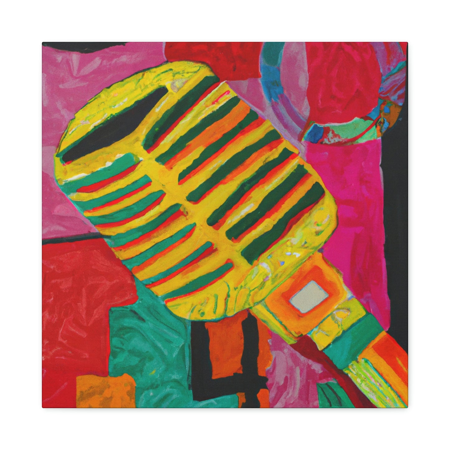 "Voice of the Microphone" - Canvas