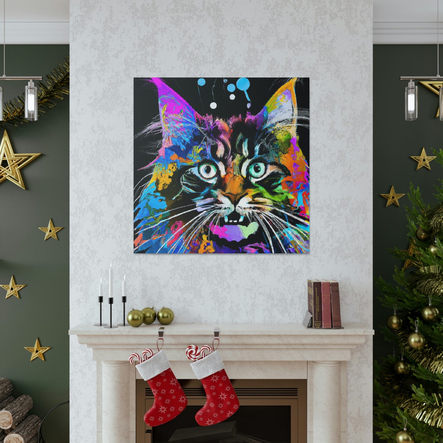 "Maine Coon Pop Art" - Canvas