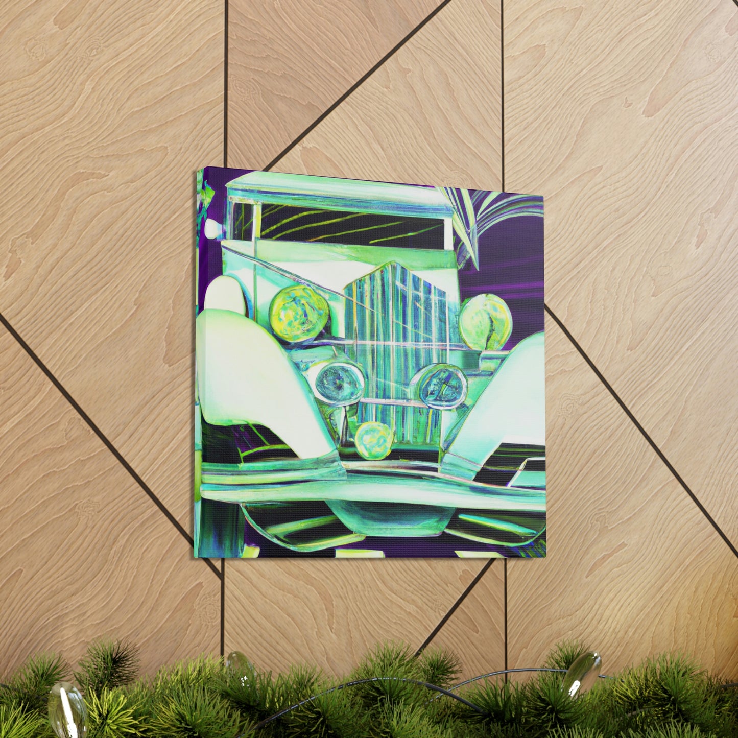 "Vintage Automobile Regalia" - Canvas