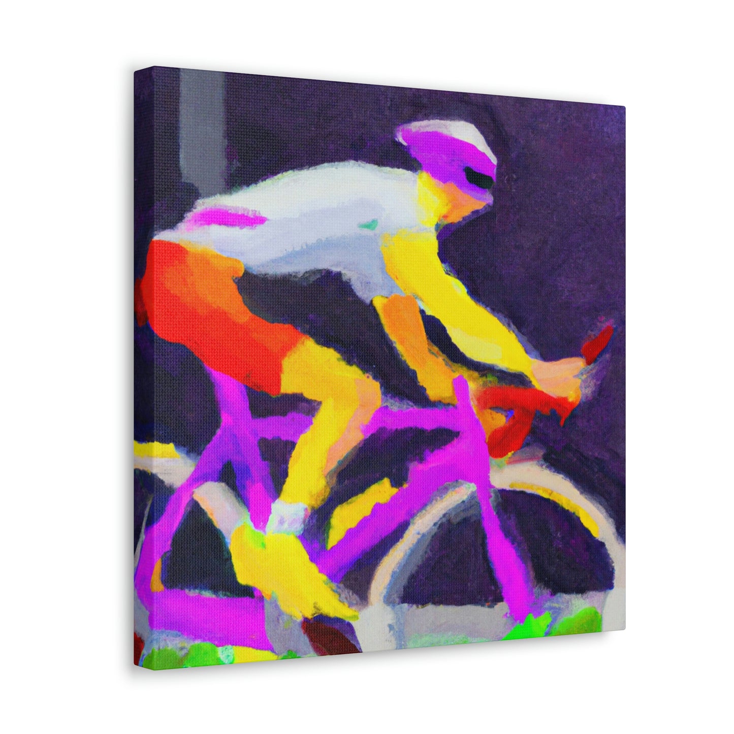 Bicycling in Minimalism - Canvas