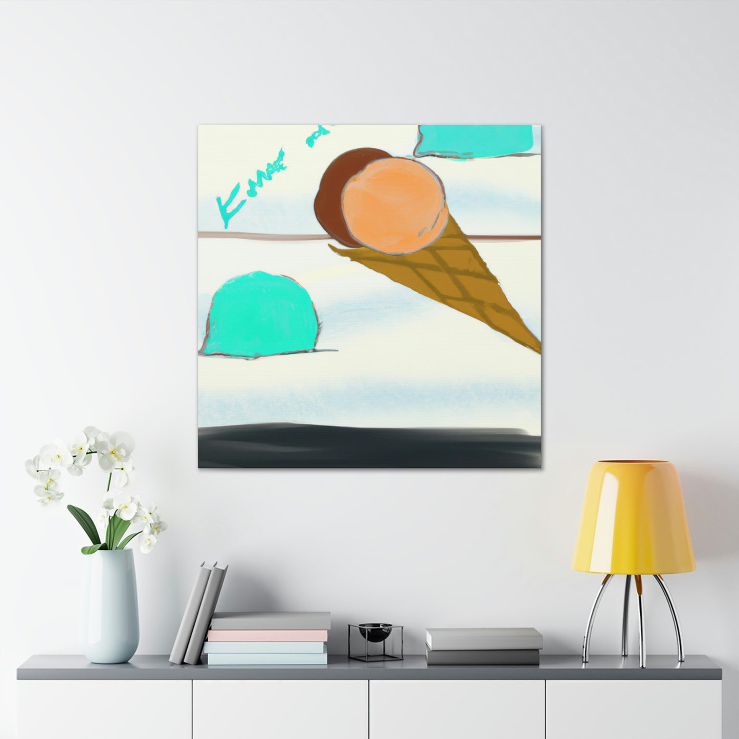 "Ice Cream Escape” - Canvas