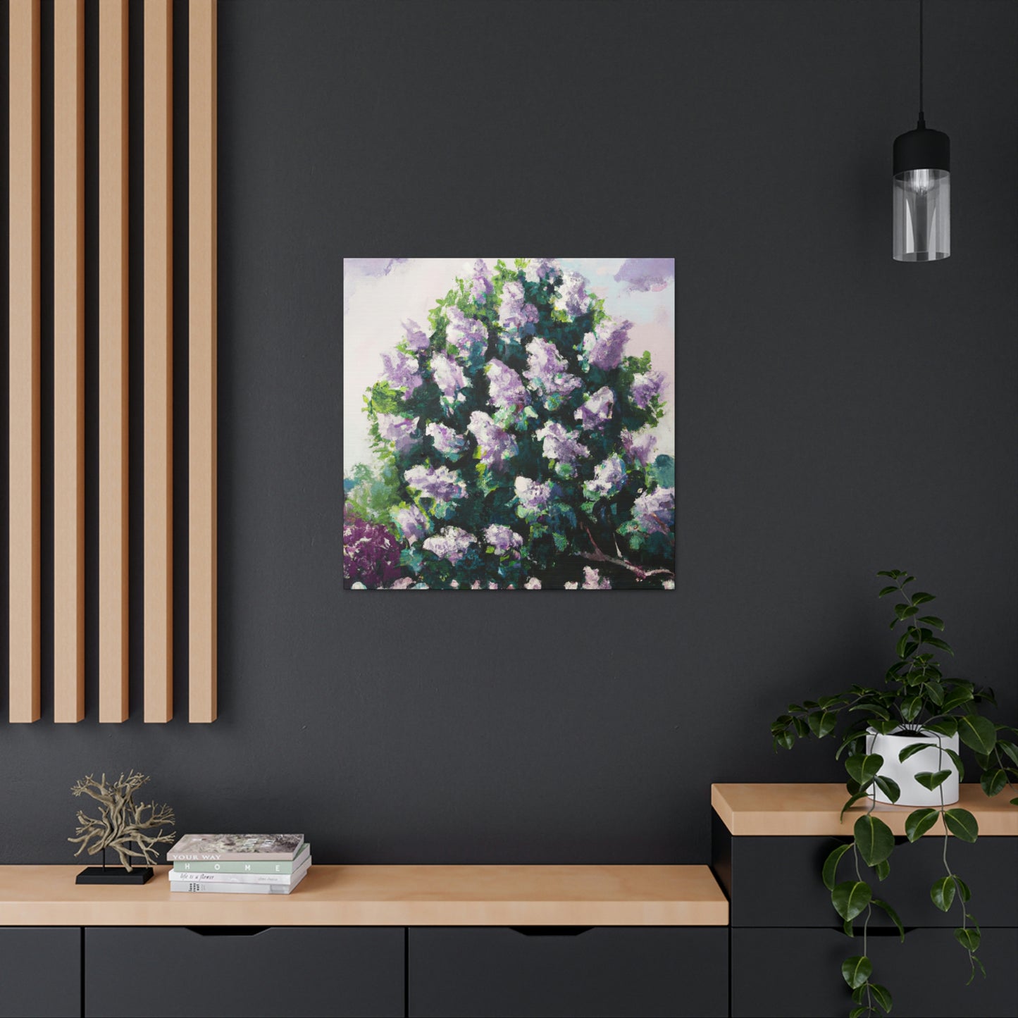 "Lilac in Abstraction" - Canvas