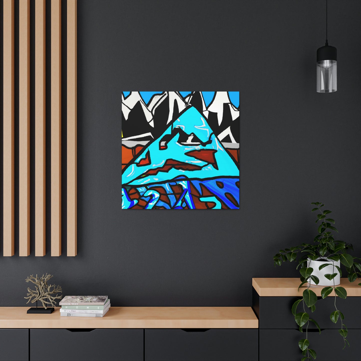 Glacial Majesty Expressed - Canvas