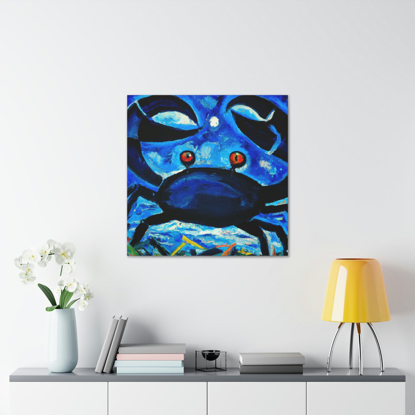 Crab March Expressionism - Canvas