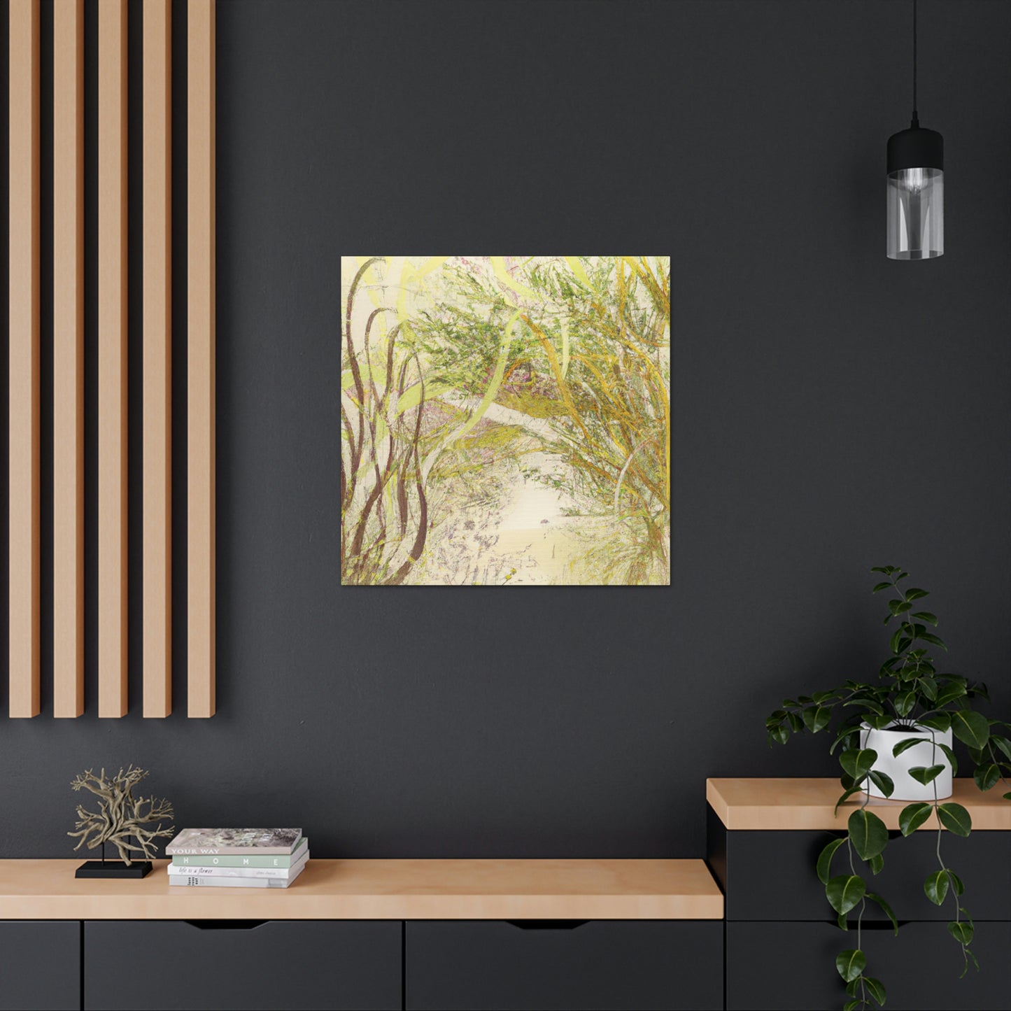 Willow Tree Abstracted - Canvas