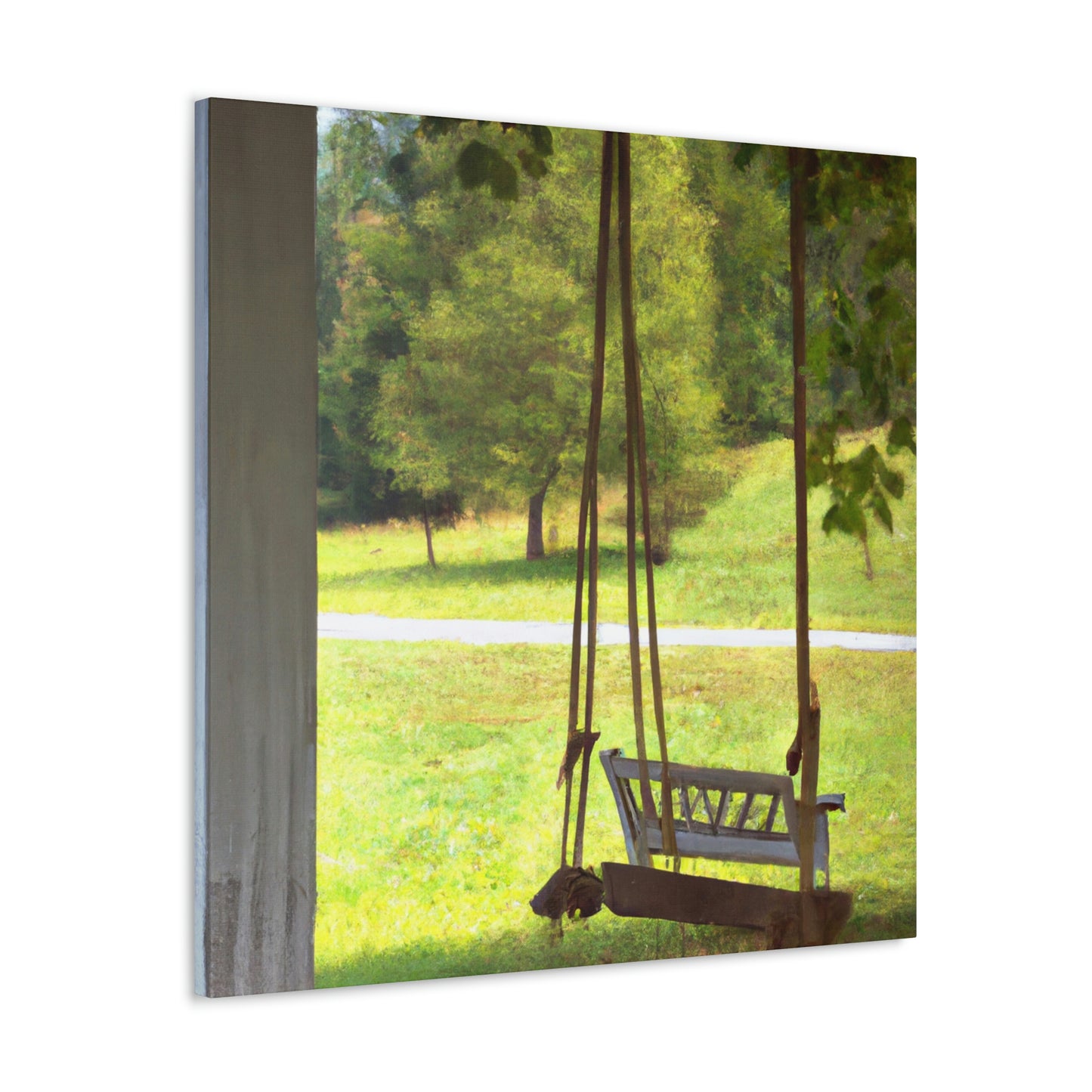 "Swinging on the Porch" - Canvas