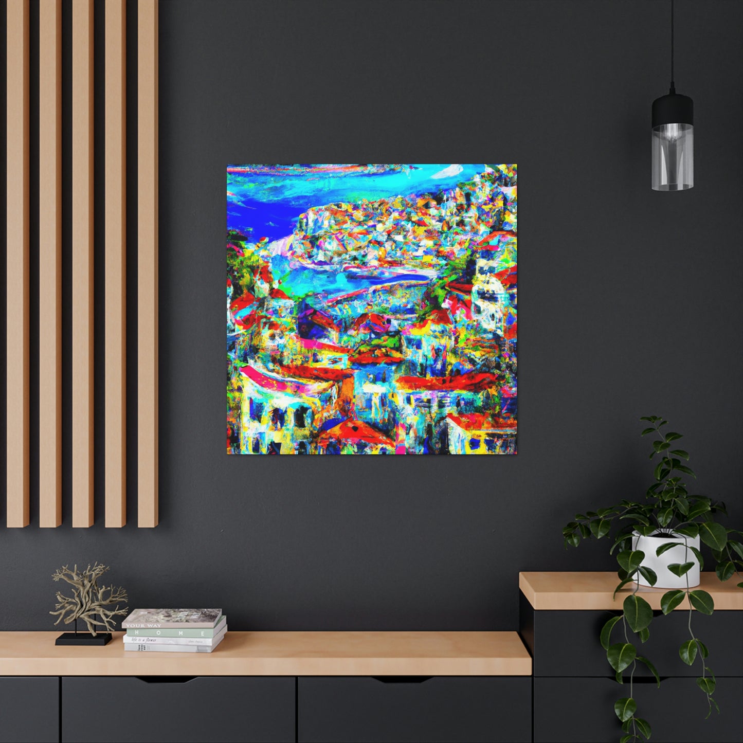 Moody Mediterranean Sea - Canvas