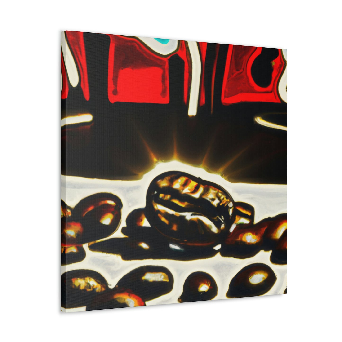 Coffee Beans Pop Art - Canvas