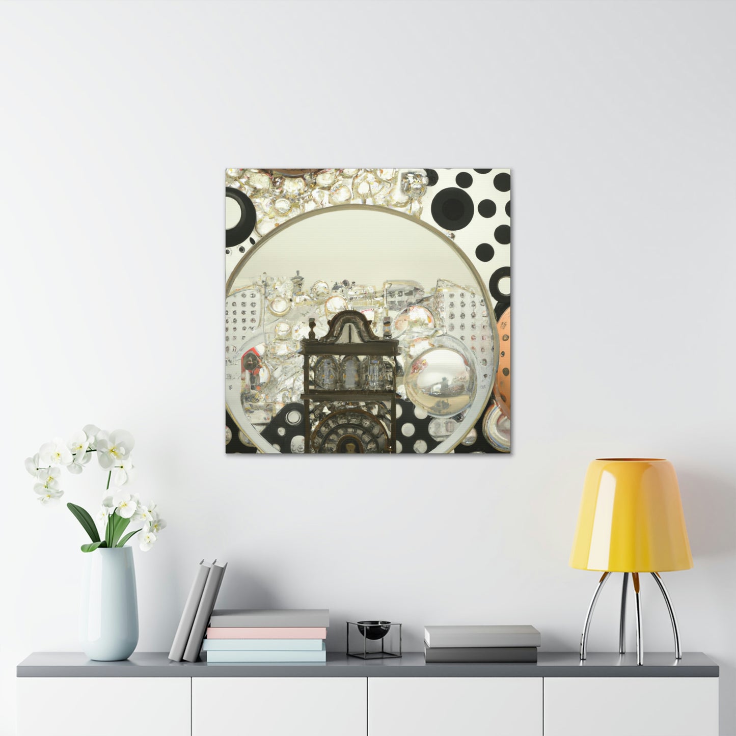 "Victorian Steampunk Scene" - Canvas