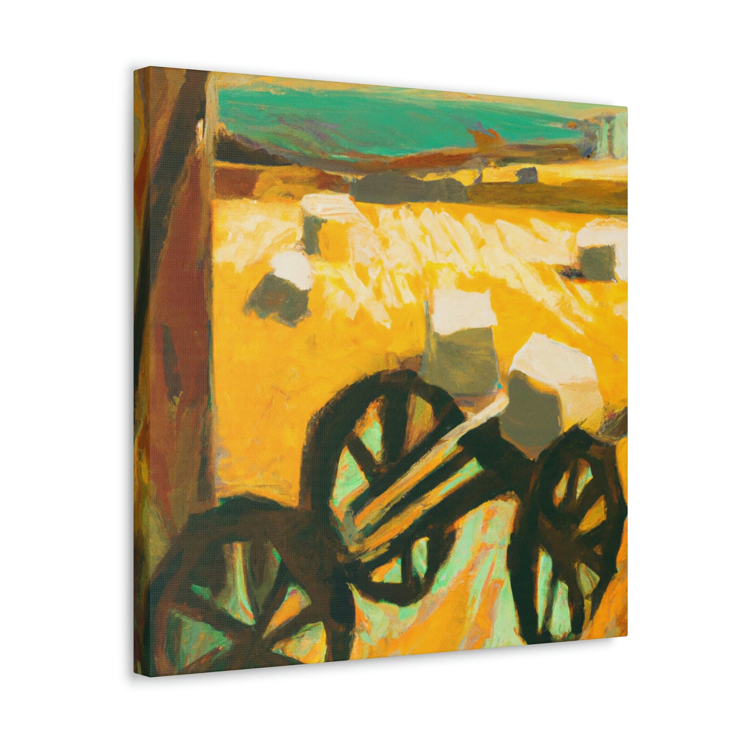 "Hay Wagon's Art Deco". - Canvas