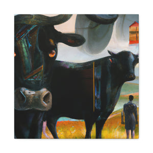 "Black Angus Dreamscape" - Canvas