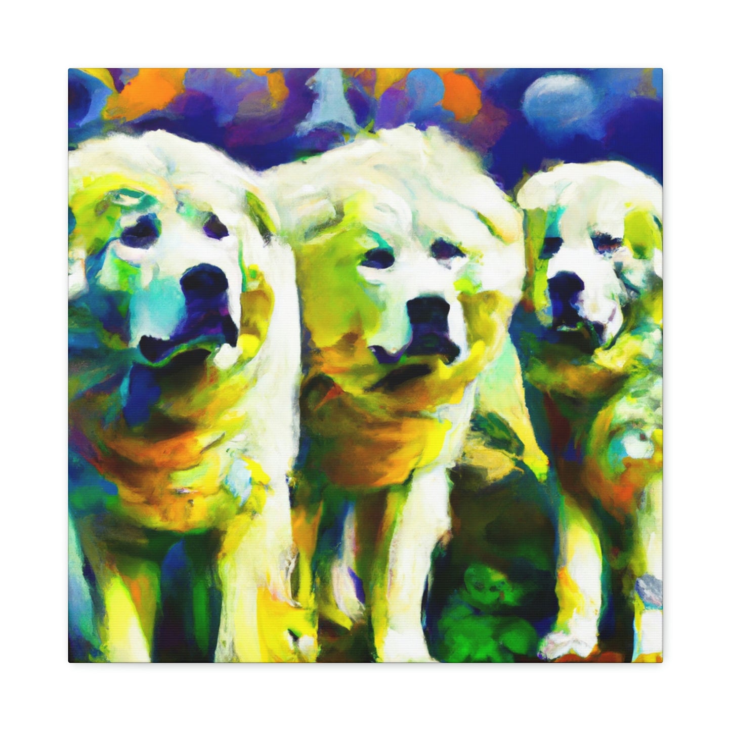 Great Pyrenees Mystery - Canvas