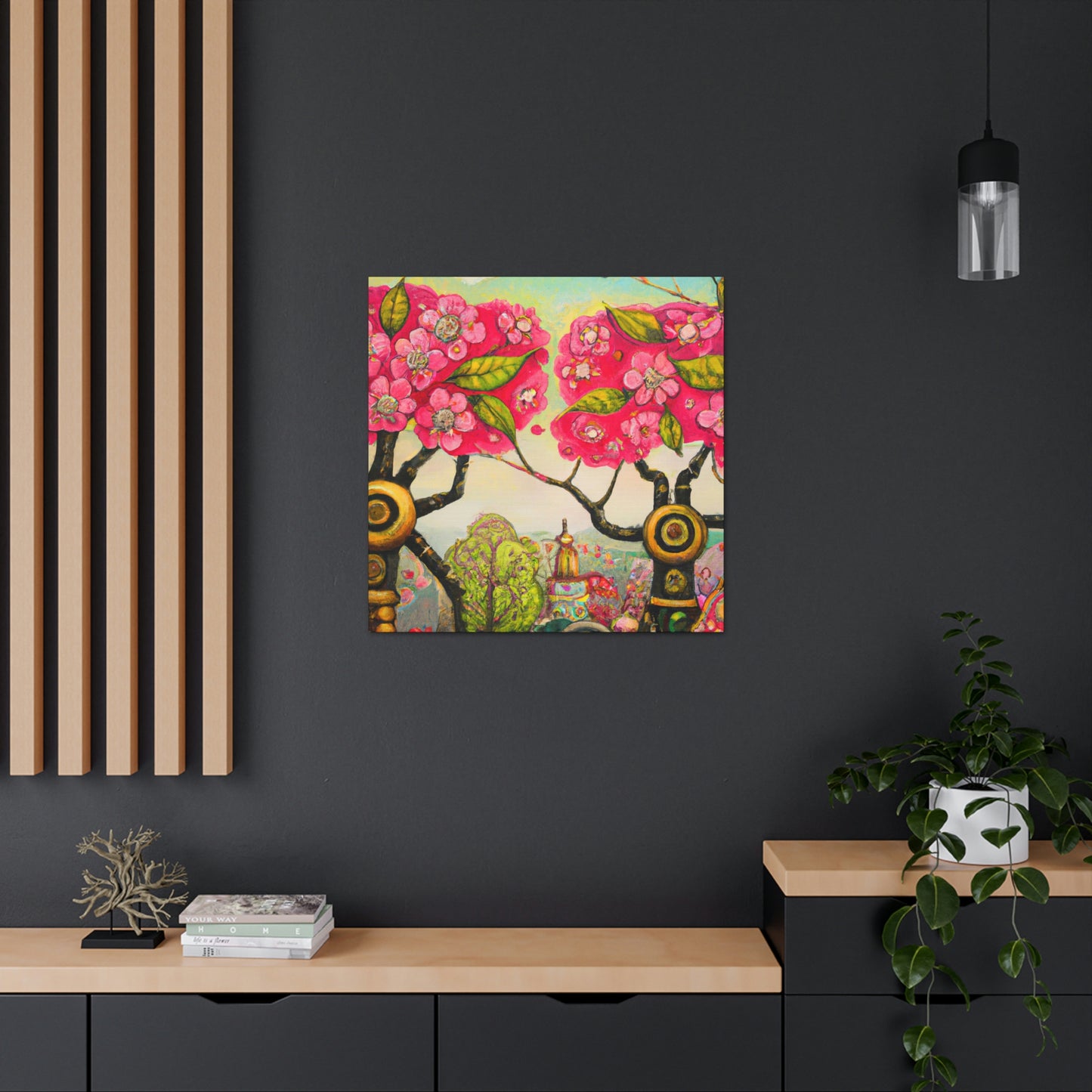 Cherry Blossoms Aweigh - Canvas