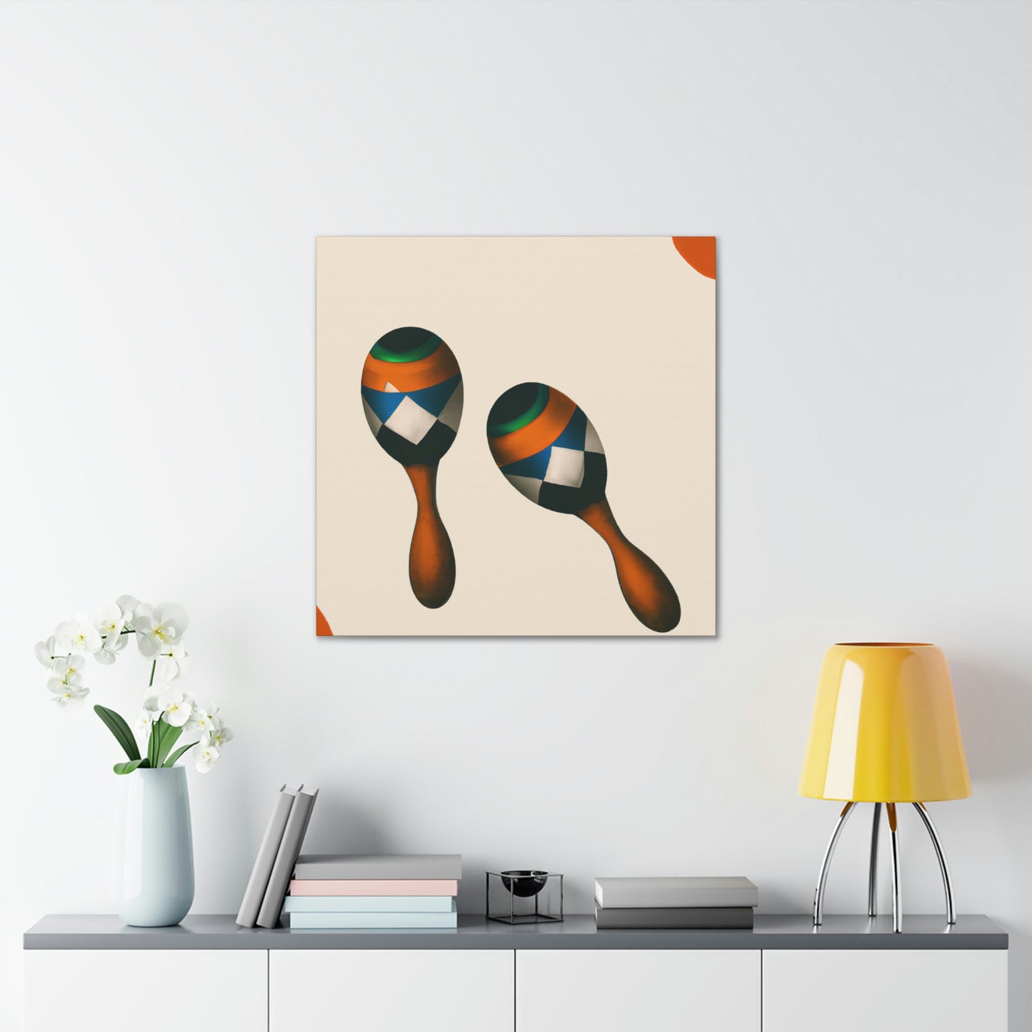 Maracas: A Minimalist Study - Canvas