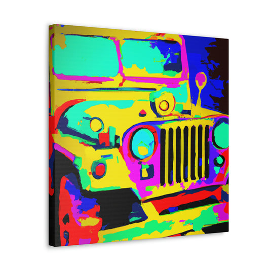 Jeep Pop Masterpiece - Canvas