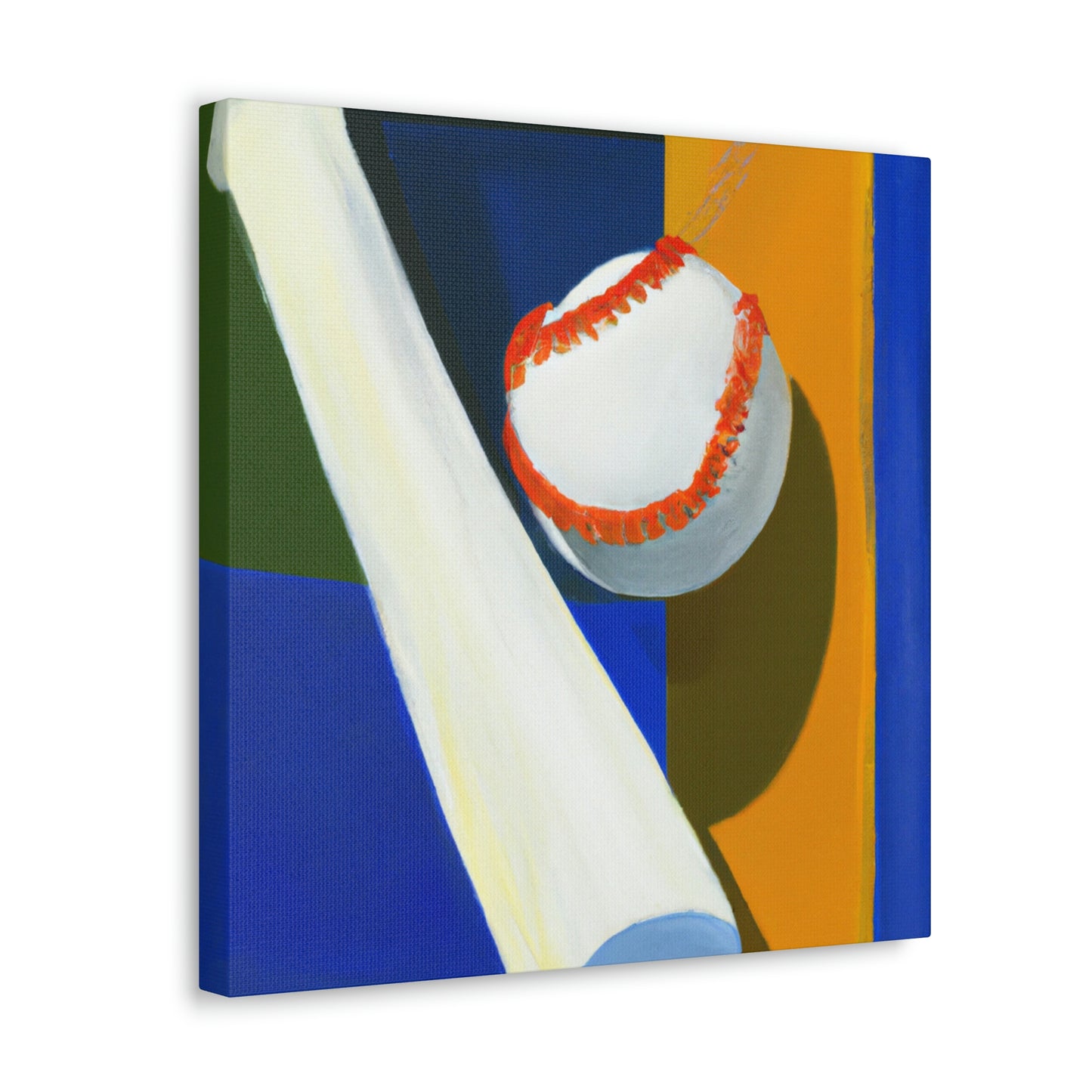 Baseball's Minimalism - Canvas