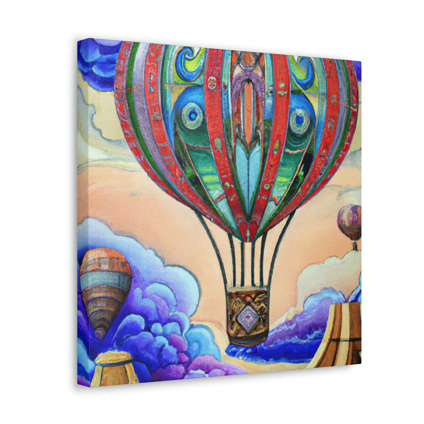 "Aerial Escapade Ballooning" - Canvas