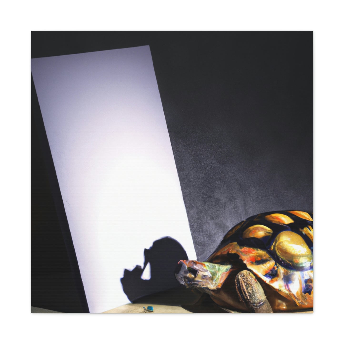 "Tortoise in Simplicity" - Canvas