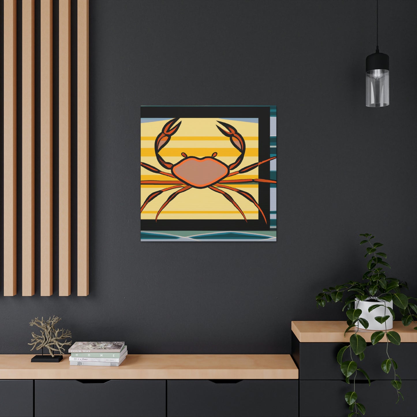 Crab in DecoGlamour - Canvas