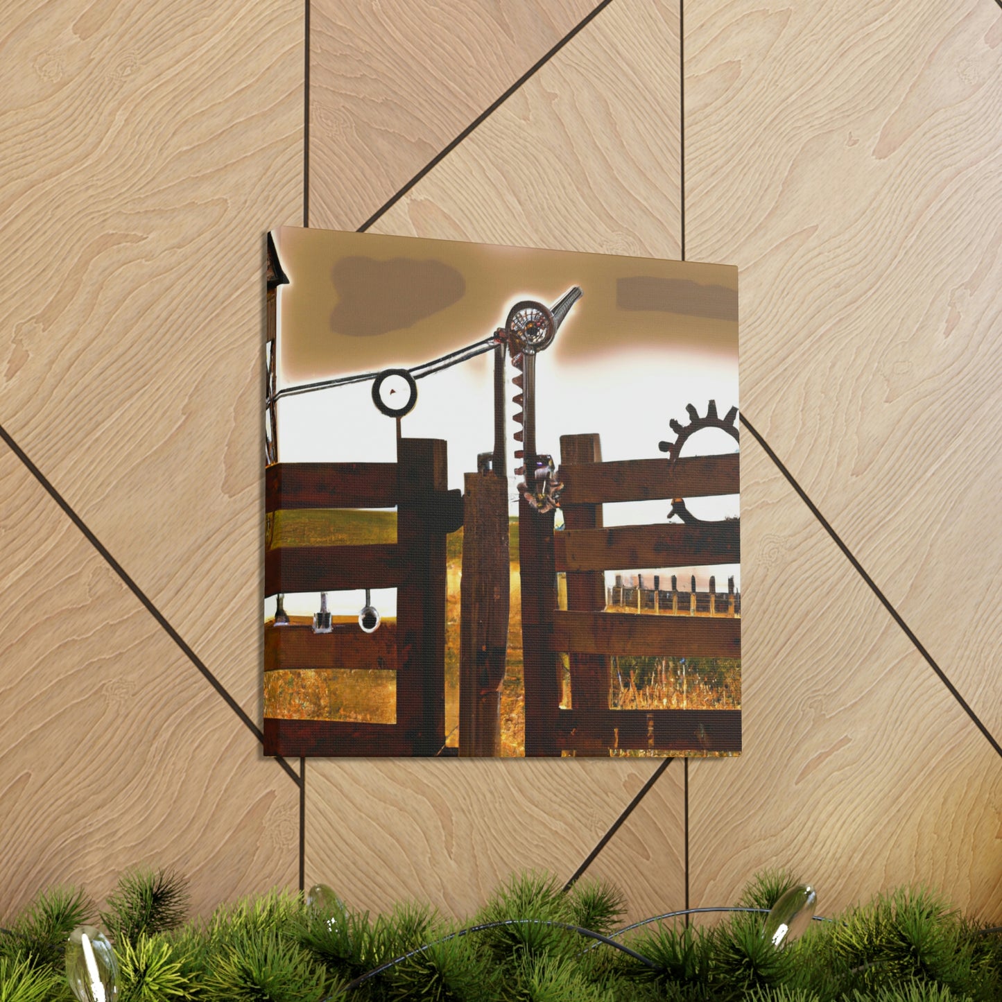 The Fence - Canvas