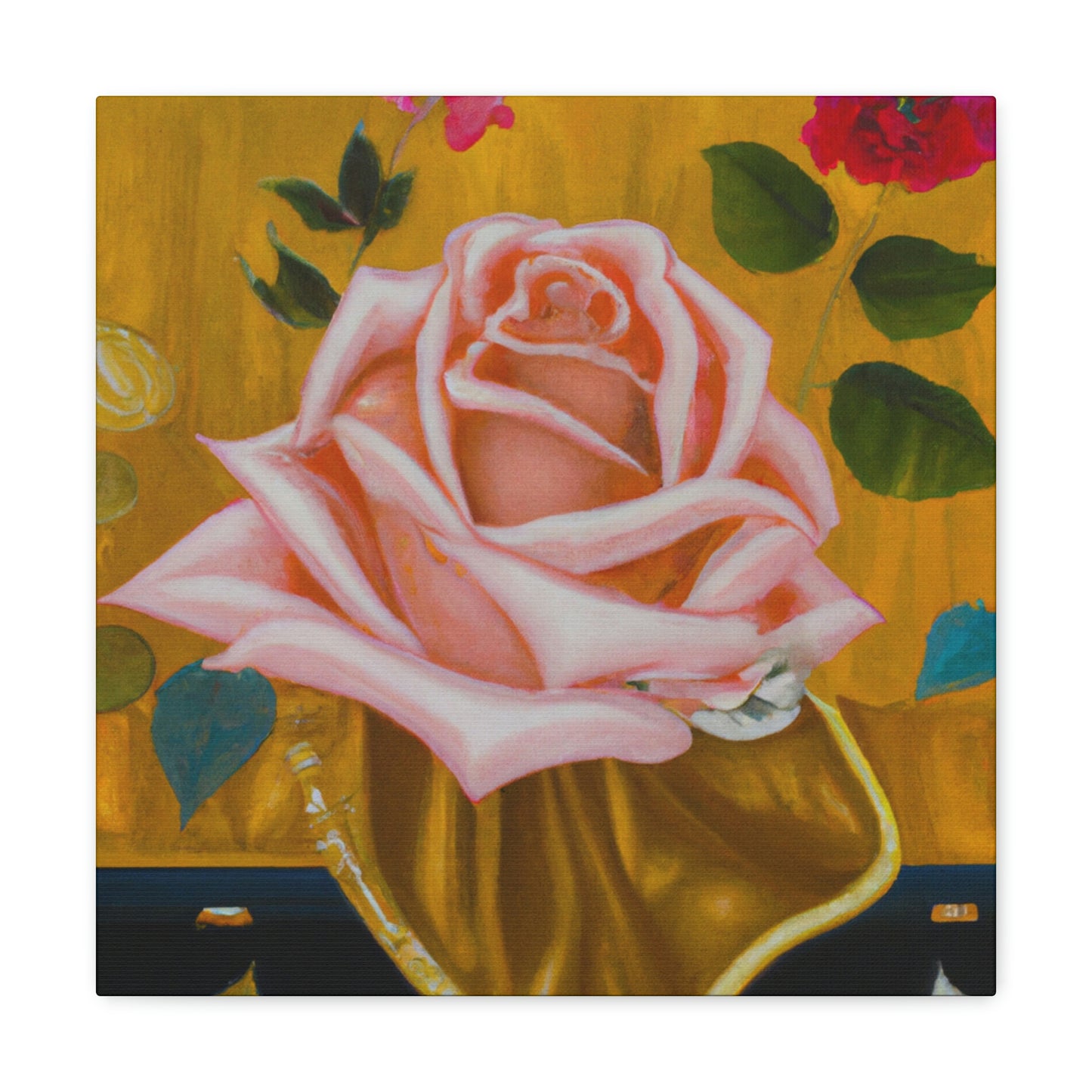 Rose in Radiance. - Canvas