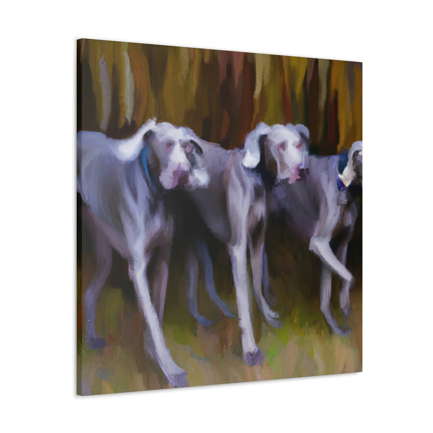 Weimaraner Abstract Expression - Canvas