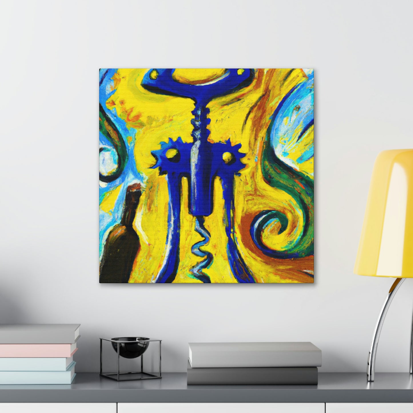 "The Corkscrew's Winding Dance" - Canvas