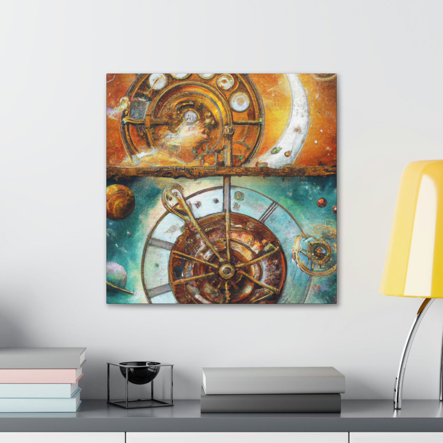 Galaxy Steampunk Dreaming - Canvas